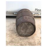 Vintage Wooden Whiskey Barrel