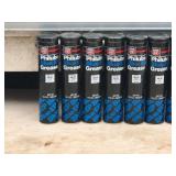Lot of 9 Phillips 66 - Philube Blue EP Grease Tubes