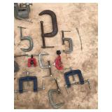 Bar Clamps - C-Clamps - Battery Terminal Puller - Tube Cutting Flaring Tool - Stanley Corner Vise / Clamp and More