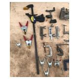 Bar Clamps - C-Clamps - Battery Terminal Puller - Tube Cutting Flaring Tool - Stanley Corner Vise / Clamp and More