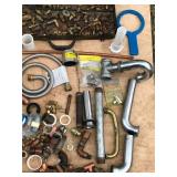 Lot of Plumbing Supplies - Brass, Copper and PVC Fittings and more