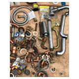 Lot of Plumbing Supplies - Brass, Copper and PVC Fittings and more