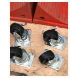 Roof scaffold Brackets - Chalk Blocks - Ladder Hooks with Wheels - 1500 lb Winch - Swivel Casters  - Oil Can and More