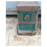 Large Glass Bottle with Original Box - Chippewa Natural Spring Water (Box is in Rough Shape)