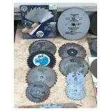 Lot of Saw Blades - Used & New - Wood - Metal & More