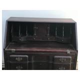 Vintage Solid Wood Secretary Desk