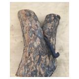 Piece of Log where the Tree Grew around a Horseshoe