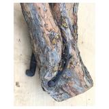 Piece of Log where the Tree Grew around a Horseshoe