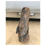 Piece of Log where the Tree Grew around a Horseshoe