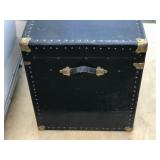 Vintage Trunk with Leather Handles - National Vulcanized Fibre Co.