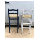 Pair of Vintage Wooden Stools