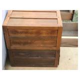 4 - Individual Solid Wood File Cabinets