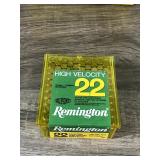 Full Box of 1,000 Rounds of Remington High Velocity 22 Rounds with Golden Bullets - Long Rifle Rim Fire Cartridges - 10 Full Boxes of 100