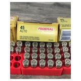 6 - Boxes of Federal Premium 45 Auto 230 Grain Hydra-Shok Hollow Point Ammo