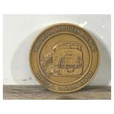 Large Collectible Burlington Northern Railroad Coin - Technical Training Center, Education and Industry, An Innovative Partnership