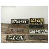 Lot of 8 Collectible License Plates