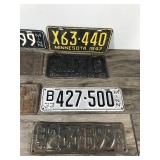 Lot of 8 Collectible License Plates