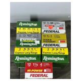 7 - Boxes of 12 Gauge Shotgun Shells  - see description for more info