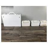 4 - Burlington Northern Railroad First Aid Kits