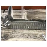 Lot of Knives, Multi Tools and Wooden Box Case