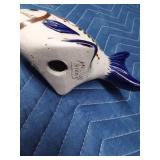 Signed Mexican pottery fish by Mateos