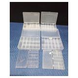 6 Craft/ tackle organizers