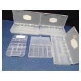 5 Organizing compartment plastic boxes