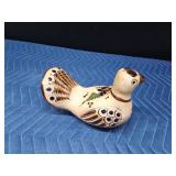 Signed Mexican pottery bird by Netzi