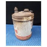 Vintage 5gal. Mobile metal oil can