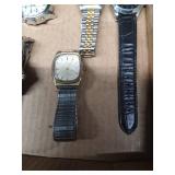 Flat of watches (Cariole, Breitling, Mark XV, Timex, Armitron and more)