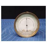 Vintage Halosteric brass barometer