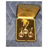 Fishing fly earrings and necklace set