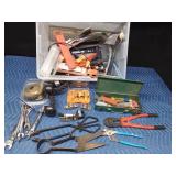 Tote of tools and hardware