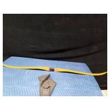 String bow and a canvas belt holster