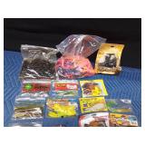 Tote of fishing items