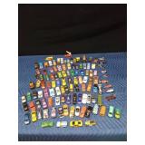 Over 100 toy cars, motorcycles, trucks and more