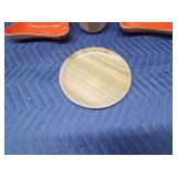 Lot of USA made pottery, 1 Portugal planter, 1 Japanese urn, 1 handmade in Equador stone plate
