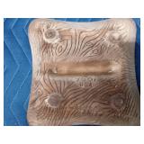Lot of USA made pottery, 1 Portugal planter, 1 Japanese urn, 1 handmade in Equador stone plate