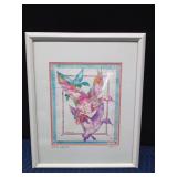 Framed signed print by Artist Sherri Reeve