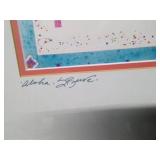 Framed signed print by Artist Sherri Reeve