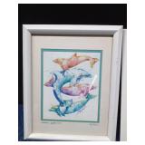 2 Framed signed print by Artist Sherri Reeve