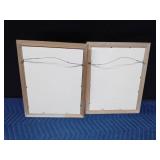 2 Framed signed print by Artist Sherri Reeve