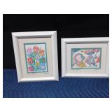 2 Framed signed print by Artist Sherri Reeve