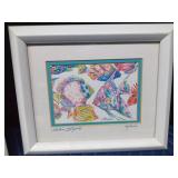 2 Framed signed print by Artist Sherri Reeve