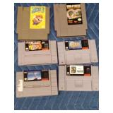 Nintendo and Super Nintendo games
