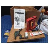 2001 challenger Shell Leader in wooden box with lots of empty shell casings