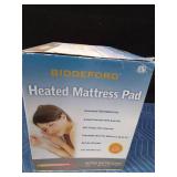 New Heated twin Mattress pad