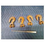 4 Heavy duty T-80 hooks and a 3/16 punch