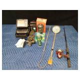 Lot of fishing items