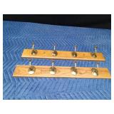 2 Coat wall racks with goose head & Neck for hooks